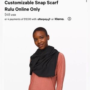 Lululemon Snap Scarf